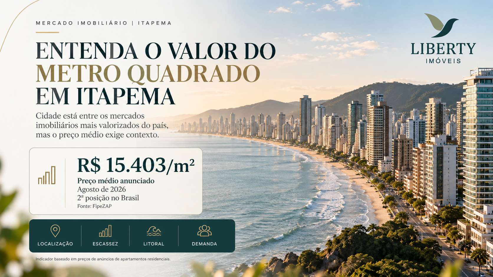 Por que o metro quadrado de Itapema está entre os mais caros do Brasil?